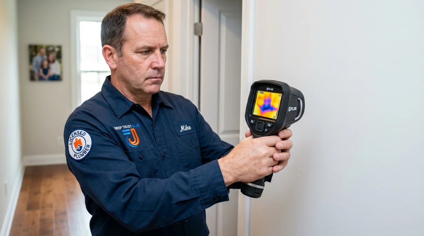 Thermal imaging leak detection by Johns Plumbing LLC in Lone Tree